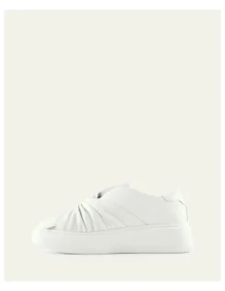 Jo Mercer Edie Leather Sneakers in White