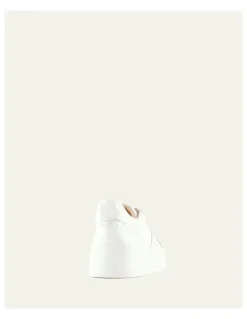 Jo Mercer Karter Leather Sneakers in White