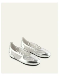 Jo Mercer Umber Sneakers in Silver Multi