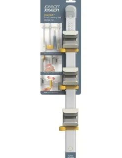 Joseph Joseph CleanTech Cleaning Tool Storage Rail in Silver