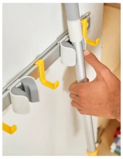 Joseph Joseph CleanTech Cleaning Tool Storage Rail in Silver