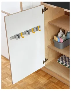 Joseph Joseph CleanTech Cleaning Tool Storage Rail in Silver
