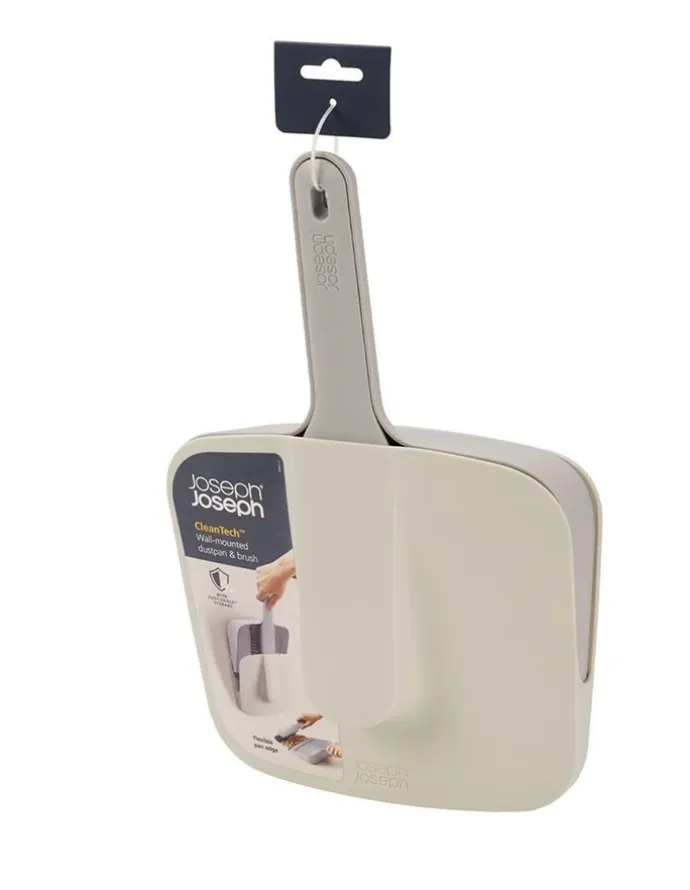 Joseph Joseph CleanTech Wall-Mounted Dustpan And Brush in Multi