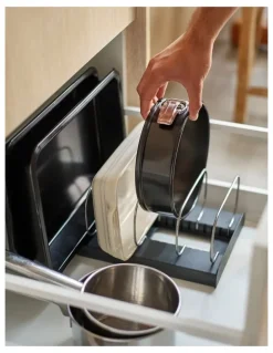 Joseph Joseph DrawerStore Baking Tray Organiser in Anthracite
