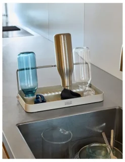 Joseph Joseph DrySmart Bottle Drying Rack in Grey