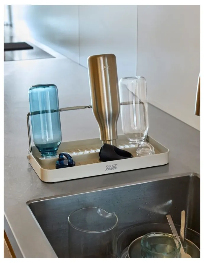 Joseph Joseph DrySmart Bottle Drying Rack in Grey