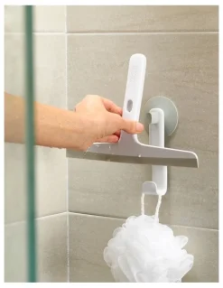 Joseph Joseph EasyStore Slimline Squeegee with Storage Hook in Grey