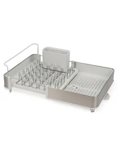 Joseph Joseph Extend Steel Dish Rack in Light Stone