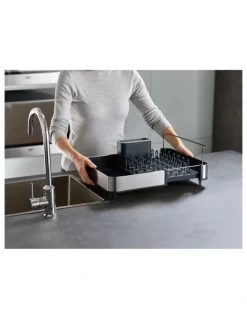 Joseph Joseph Extend Steel Dish Rack in Grey