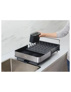 Joseph Joseph Extend Steel Dish Rack in Grey
