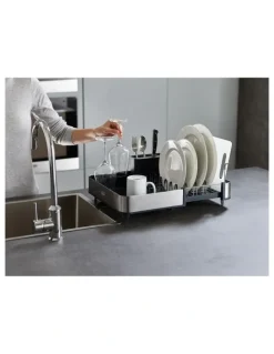 Joseph Joseph Extend Steel Dish Rack in Grey
