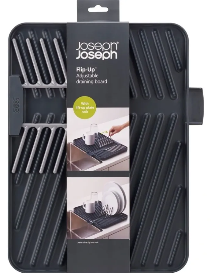Joseph Joseph Flip-Up Draining Board in Grey