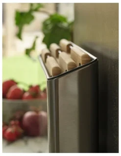 Joseph Joseph Folio Steel Bamboo 3 Piece Board Set in Stainless Steel