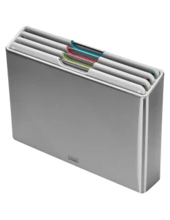 Joseph Joseph Folio Steel Board Set 4 Pieces in Light Stone