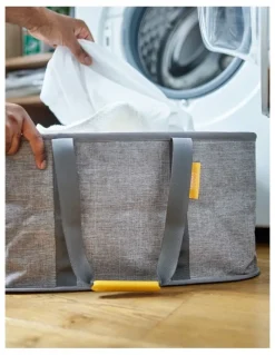 Joseph Joseph Hold-All Collapsible Laundry Basket in Grey