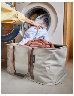 Joseph Joseph Hold-All Laundry Basket in Ecru