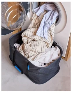 Joseph Joseph Hold-All Laundry Basket in Carbon Black