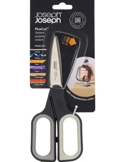 Joseph Joseph PlusCut General Purpose Scissors in Graphite