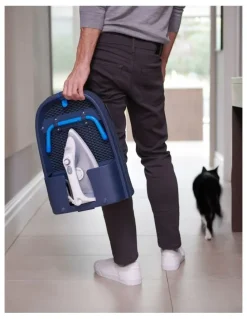 Joseph Joseph Pocket Plus Folding Table-Top Ironing Board in Black/Blue