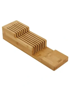 Joseph Joseph 2 Tier Drawer Store Knife Organiser in Bamboo
