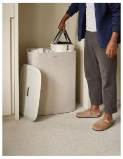 Joseph Joseph Tota Laundry Basket 90L in Ecru