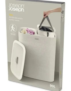 Joseph Joseph Tota Laundry Basket 90L in Ecru