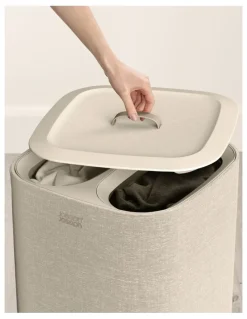 Joseph Joseph Tota Laundry Basket 60L in Ecru
