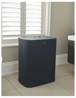 Joseph Joseph Tota Laundry Separation Basket 90L in Carbon Black