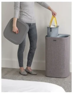 Joseph Joseph Tota Laundry Separation Basket 60L in Grey