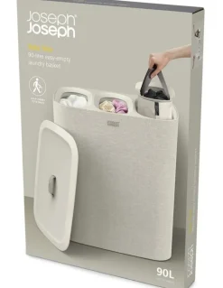 Joseph Joseph Tota Trio Laundry Basket 90L in Ecru