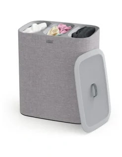Joseph Joseph Tota Trio Laundry Basket 90L in Grey