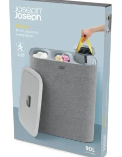Joseph Joseph Tota Trio Laundry Basket 90L in Grey