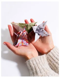Journey of Something Kitsch Patterns, 200 Sheets With Metallic Accents Origami Set