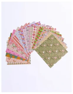 Journey of Something Kitsch Patterns, 200 Sheets With Metallic Accents Origami Set