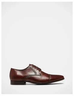 Julius Marlow Jaded Lace Up Dress Shoes in Mocha