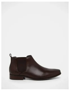 Julius Marlow Kick Chelsea Boots in Mocha