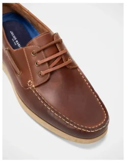 Julius Marlow Launch Boat Shoe in Tan