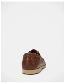 Julius Marlow Launch Boat Shoe in Tan