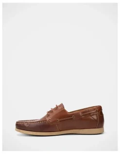 Julius Marlow Launch Boat Shoe in Tan