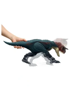 Jurassic World Charge N Chomp Carnotaurus Running Roaring Dinosaur Figure