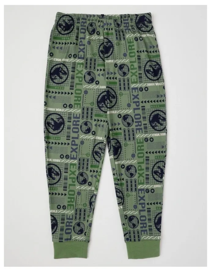 Jurassic World Jurassic Cosy Knit Pyjama With Socks in Green
