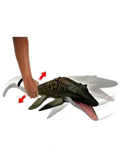 Jurassic World Rebirth Bite And Blast Mosasaurus Action Figure Mini Dilophosaurus