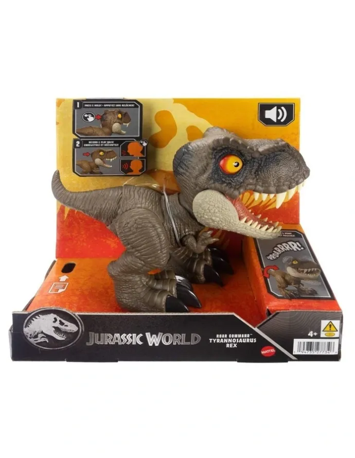 Jurassic World Roar Command Tyrannosaurus Rex Dinosaur Figure