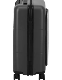 Kadi Carry-on TTIK-4-N Business Hardshell Suitcase in Charcoal/Pebble