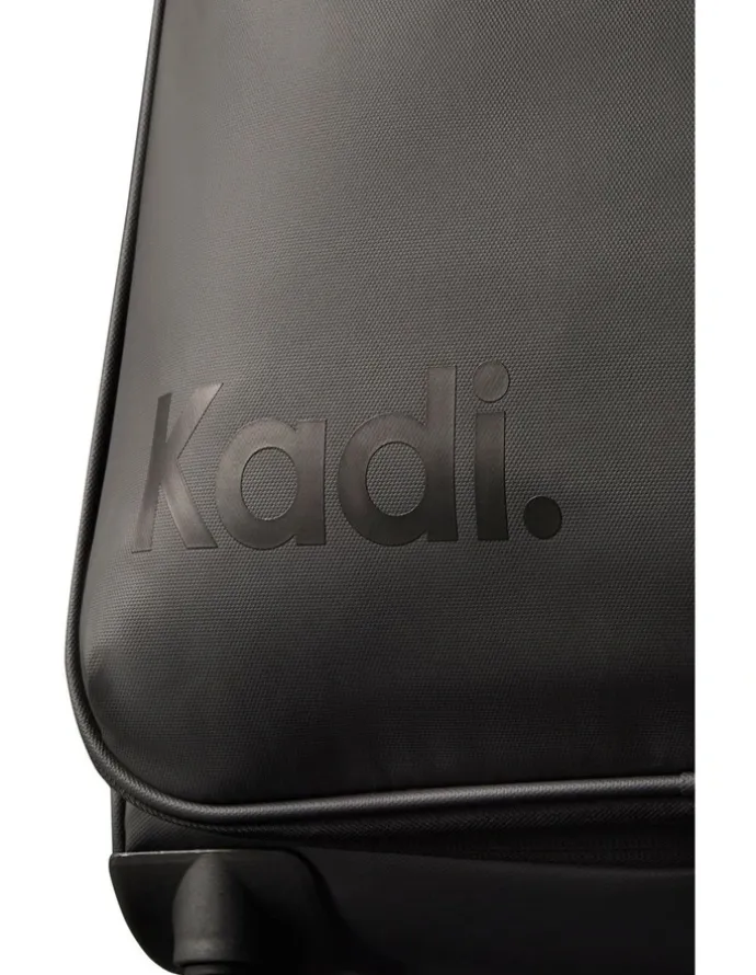Kadi Cloud Check-in Large Soft Side Suitcase in Charcoal