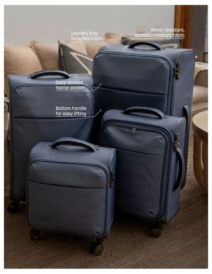 Kadi Cloud Check-In Large TTIK-8-J Suitcase in Steel Blue