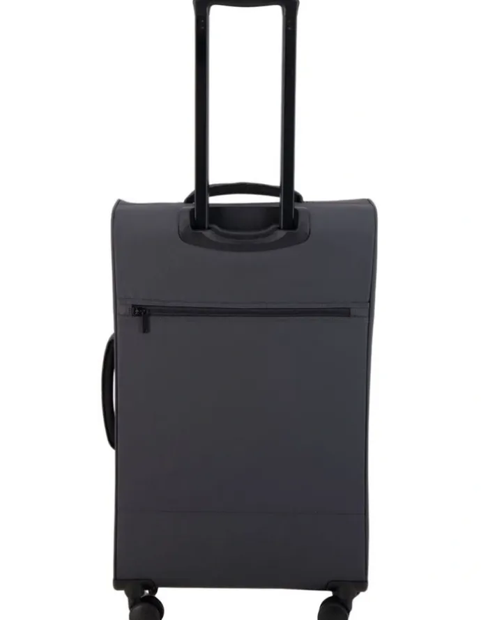 Kadi Cloud Check-in Medium Soft Side Suitcase in Charcoal