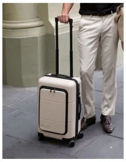 Kadi Hardshell Business Carry-On Suitcase in Light Trench