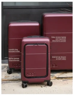 Kadi Hardshell Carry-on Business TTIK-4-M Suitcase in Plum