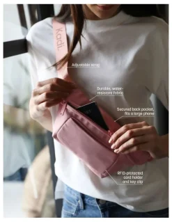 Kadi On The Go TTIK40K Belt Bag in Dusty Pink